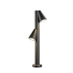 SLV T-Tube Aluminium Noir | Convient pour 2x GU10
