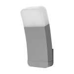 Ledvance Smart+ Wifi applique murale Curve Argent Extérieur 9W 520lm - 830 Blanc Chaud | RGBW - Dimmable