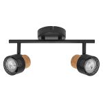 Ledvance LED Decor Spot Cork Acier Noir 6W 460lm - 827 Blanc Très Chaud | Dimmable