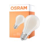 Osram Classic LED E27 Poire Filament Dépolie 7.2W 1521lm Ultra Efficiency - 840 Blanc Froid | Équivalent 100W