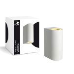 D'Lite Applique Murale Vossem Blanc Up & Down | IP56 - Convient Pour 2x GU10 