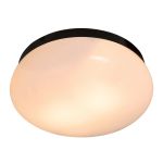 Nordlux Foam Plafonnier Noir | Convient pour 1x E27