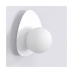 Emibig Applique Murale Ovo Acier Blanc | Convient pour 1x G9 - Max 8W