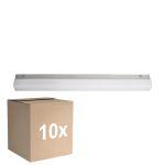 Lot 10x Ledvance Réglette LED Carré 14W 1250lm - 930-940 CCT | 60cm - Meilleur Rendu Des Couleurs