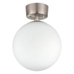 Eglo Plafonnier Rondo Acier Nickel Satiné | Convient pour E27