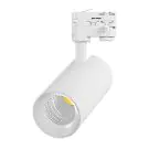 Noxion Spot LED Sur Rail 3 Phases  Ecowhite Aluminium Blanc 30W 2960lm 36D - 830 Blanc Chaud | UGR <19
