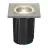 SLV Dasar Exact 116 Spot Au Sol Carré Acier Inoxydable | IP67 - Convient pour 1x GU10 Max. 35W - Dimmable