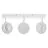 Ledvance LED Decor Spot Saturn Plastique Blanc 29W 935lm - 830-842-865 CCT