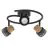Ledvance LED Decor Spot Cork Acier Spirale Noir 10W 690lm - 827 Blanc Très Chaud | Dimmable