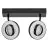 Ledvance LED Decor Spot Saturn Plastique Noir 21W 440lm - 830-842-865 CCT