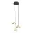 Emibig Suspension Luminaire Elit Acier Dorée | Convient pour 3x GX53 - Max 10W