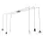 Emibig Suspension Luminaire Fuji Acier Noir | Convient pour 2x E14 - Max 10W, 2x GU10 - Max 10W, 2x GX53 - Max 10W