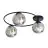 Emibig Plafonnier Sopra Acier Noir | Convient pour 3x E14 - Max 10W