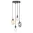 Emibig Suspension Luminaire Astral Acier Noir | Convient pour 4x E14 - Max 10W