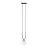 Emibig Suspension Luminaire Glam Acier Noir | Convient pour 1x E14 - Max 10W