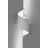 Emibig Applique Murale Spiner Acier Blanc | Convient pour 1x G9 - Max 8W