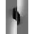 Emibig Applique Murale Spiner Acier Noir | Convient pour 1x G9 - Max 8W