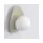Emibig Applique Murale Ovo Acier Brun | Convient pour 1x G9 - Max 8W