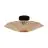 Good&Mojo Plafonnier Panama Rotin Jaune | Convient pour 1x E27 
