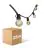 D'Lite Sparkl LED Guirlande lumineuse 4W 250lm - 827 Blanc Très Chaud | IP44 - 5x 5m (25m Total)