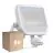 Lot 8x Ledvance Projecteur LED Aluminium Blanc 41W 5500lm 100D - 830 Blanc Chaud | IP65 - Détecteur De Mouvement Et De Lumière - Symétrique