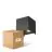 Lot 4x D'Lite Applique Murale Elingen Aluminium Noir Up & Down 4.9W 480lm - 830 Blanc Chaud | IP65 - Détecteur De Lumière
