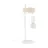 Eglo Lampe De Chevet Townshend Acier Blanc Bois | IP20 - Convient pour 1x E27 