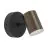 Eglo Applique Murale Consuma 1 Acier Bronze Noir | IP44 - Convient pour 1x GU10