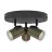 Eglo Plafonnier Consuma 1 Acier Bronze Noir | IP44 - Convient pour 3x GU10 