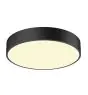 SLV Medo Pro 40 Mur et Plafonnier Aluminium Noir Rond 19W 2650lm - 930-940 CCT | IP50 - Meilleur Rendu Des Couleurs - Dimmable 
