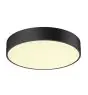 SLV Medo Pro 40 Mur et Plafonnier Aluminium Noir Rond 19W 2500lm - 930-940 CCT | IP50 - Meilleur Rendu Des Couleurs - Dimmable 