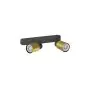 SLV Puri 2.0 Aluminium Spot Noir | Convient pour 2x GU10