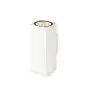 SLV Theo Pro L Up/Down Applique Murale Aluminium Blanc 20W 2400lm - 827 Blanc Très Chaud | Extérieur - IP65 - Dimmable