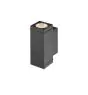 SLV Theo Pro S Up/Down Applique Murale Aluminium Anthracite 6W 700lm - 827 Blanc Très Chaud | Extérieur - IP65