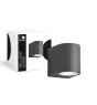 D'Lite Applique Murale Vossem Noir | IP54 - Convient Pour 1x GU10