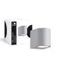 D'Lite Applique Murale Vossem Argent| IP54 - Convient pour 1x GU10