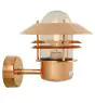 Nordlux Blokhus Applique Murale Cuivre et Verre Cuivre | IP54 - Détecteur de Mouvement et de Lumière - Convient pour E27