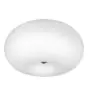 Eglo Plafonnier Optica Acier Nickel Satiné | Convient pour 2x E27