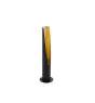Eglo Lampe De Chevet Barbotto Acier Noir, Dorée 4.5W 345lm - 830 Blanc Chaud | Convient pour 1x GU10