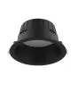 Noxion Downlight LED Hera Profond Encastré Noir 21W 2400lm 100D - 827-830-840 CCT | 226mm - Diamètre 200mm