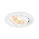 SLV New Tria 68 Spot Aluminium Blanc Rond | Diamètre 68mm - Convient pour 1x GU10 