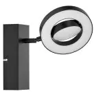 Ledvance LED Decor Spot Saturn Plastique Noir 11W 215lm - 830-842-865 CCT