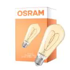 Osram Vintage 1906 LED E27 Edison Filament Dorée 4.9W 470lm - 922 Blanc Très Chaud | Meilleur Rendu Des Couleurs - Dimmable - Équivalent 40W