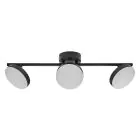 Ledvance LED Decor Spot Moon Acier Noir 16W 840lm - 830 Blanc Chaud