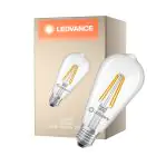Ledvance Classic LED Edison E27 Poire Filament Claire 3.8W 806lm - 827 Blanc Très Chaud | Équivalent 60W