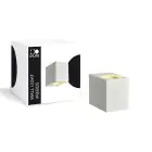 D'Lite Applique Murale Vrebos Blanc | IP56 - Convient Pour 1x GU10 