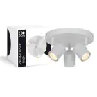 D'Lite Plafonnier Trop Blanc | Convient pour 3x GU10 