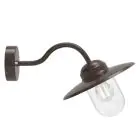 Nordlux Luxembourg Applique Murale Métal et Verre Rouille | IP54 - Convient pour E27
