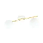 Emibig Plafonnier Splendi Acier Blanc | Convient pour 2x E14 - Max 10W