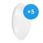 Lot 5x Ledvance Surface Circulaire 250 13W 830 920lm Blanc IP44 | Blanc Chaud